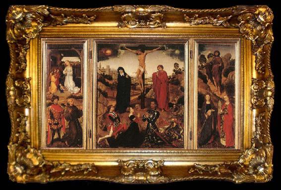 framed  WEYDEN, Rogier van der Sforza Triptych, ta009-2